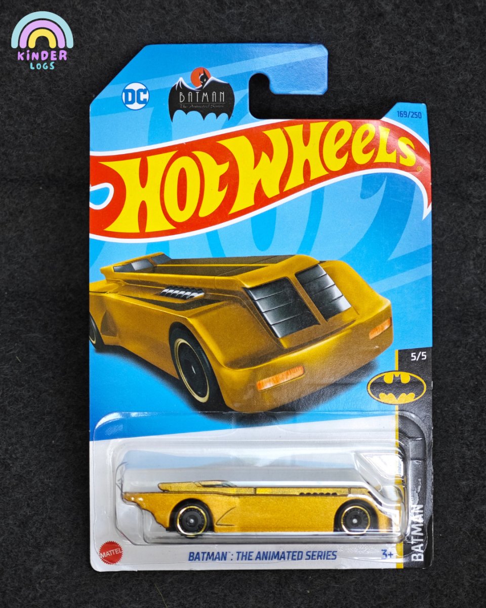 Hot Wheels Batmobile | The Animated Series (Gold) - Kinder Logs