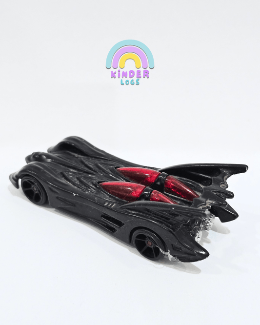 Hot Wheels Batmobile With Red Windows B3540 - Rare (Used Car) - Kinder Logs