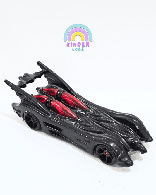 Hot Wheels Batmobile With Red Windows B3540 - Rare (Used Car) - Kinder Logs
