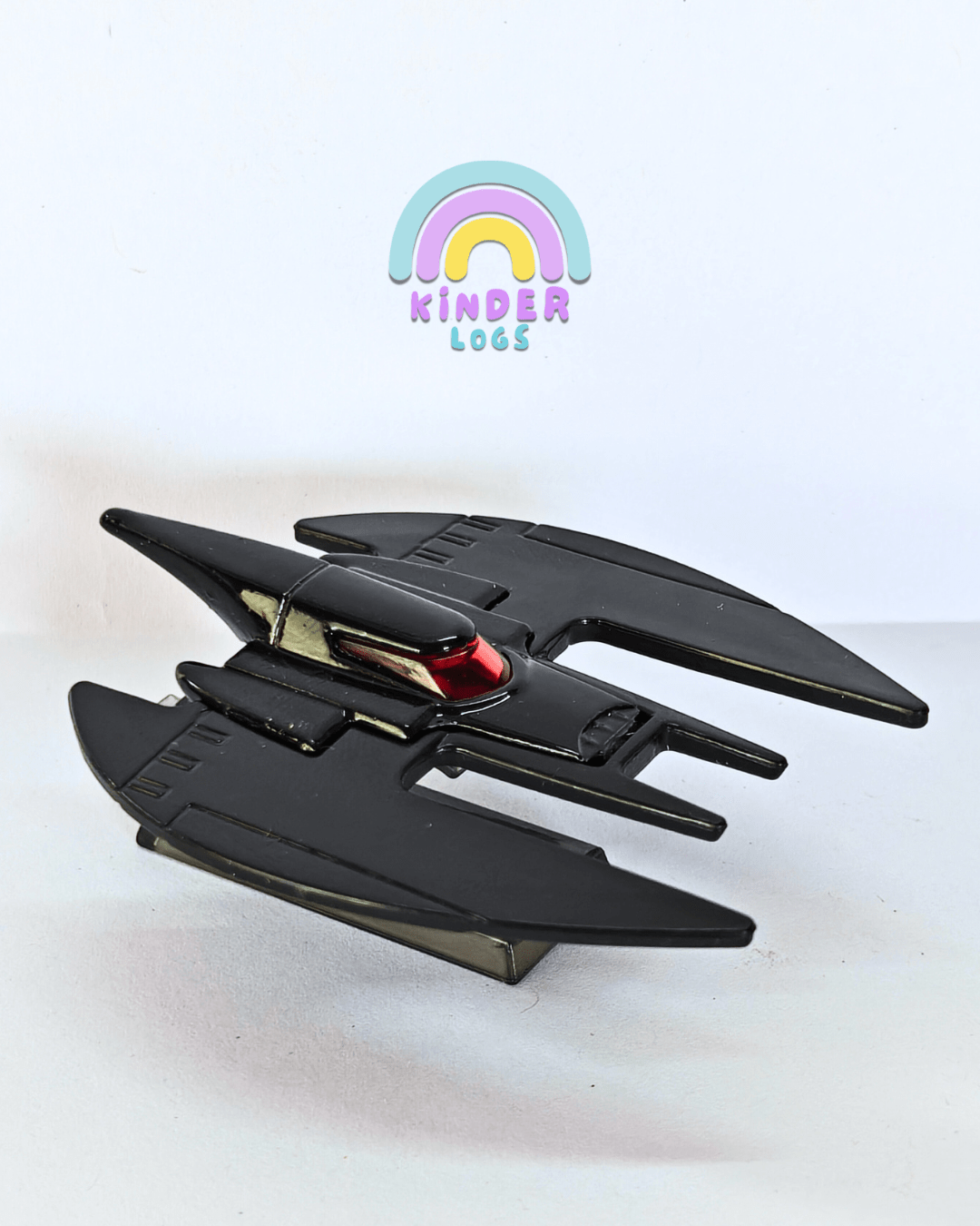 Hot Wheels Batplane - Black (Uncarded - New) - Kinder Logs
