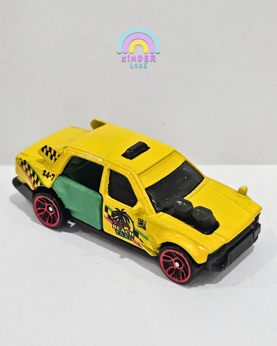 Hot Wheels Beach Taxi (Uncarded) - Kinder Logs