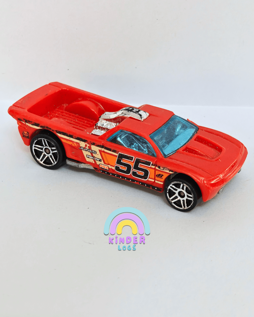 Hot Wheels Bedlam 55 - Red (Pre - Owned Car) - Kinder Logs