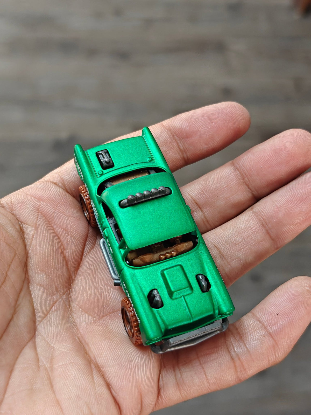 Hot Wheels Big-Air Bel Air - Green (Uncarded - New) - Kinder Logs