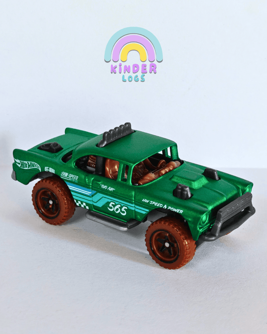 Hot Wheels Big-Air Bel Air - Green (Uncarded - New) - Kinder Logs