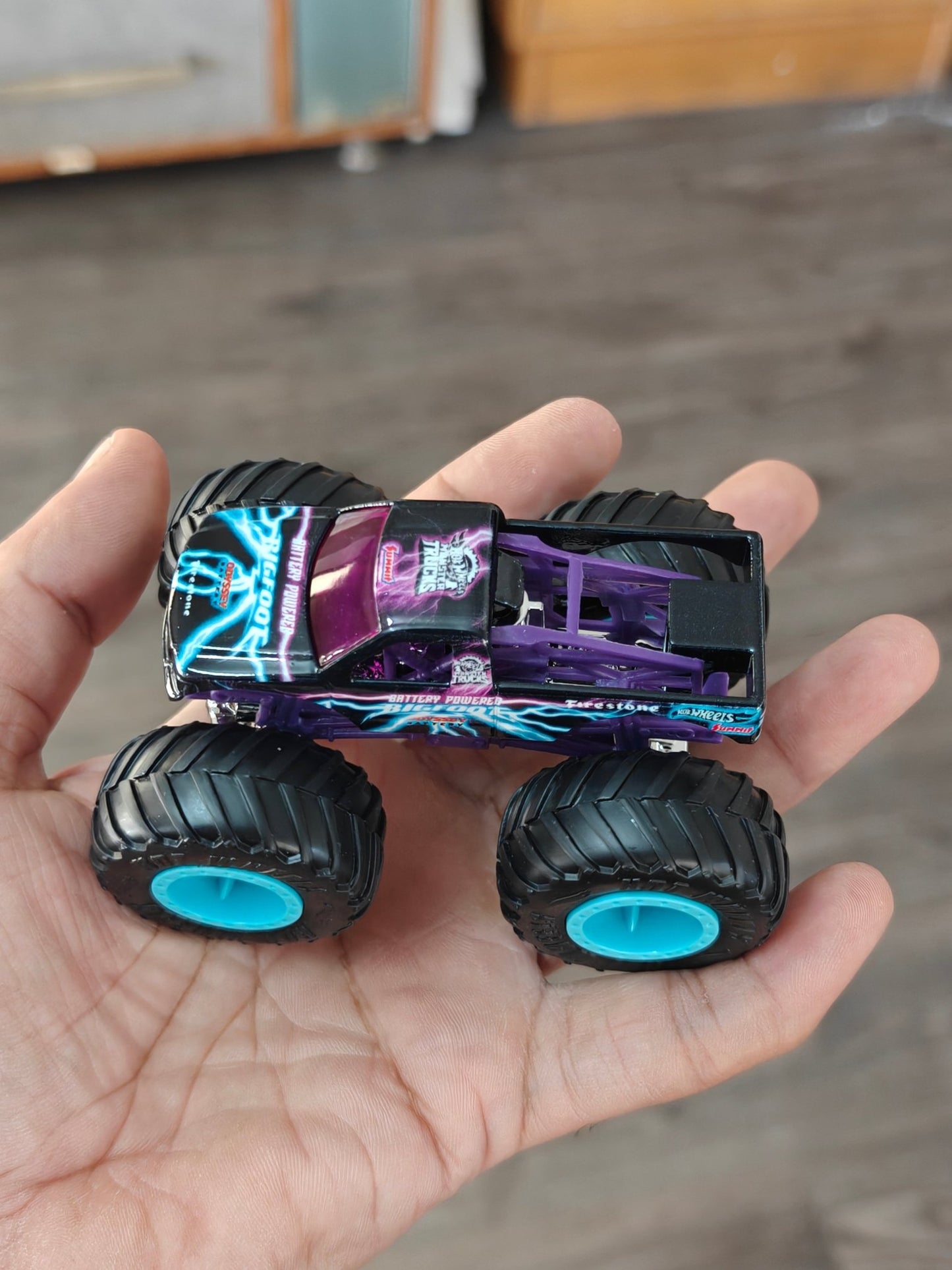 Hot Wheels BIGFOOT Monster Truck - Black (Uncarded - New) - Kinder Logs