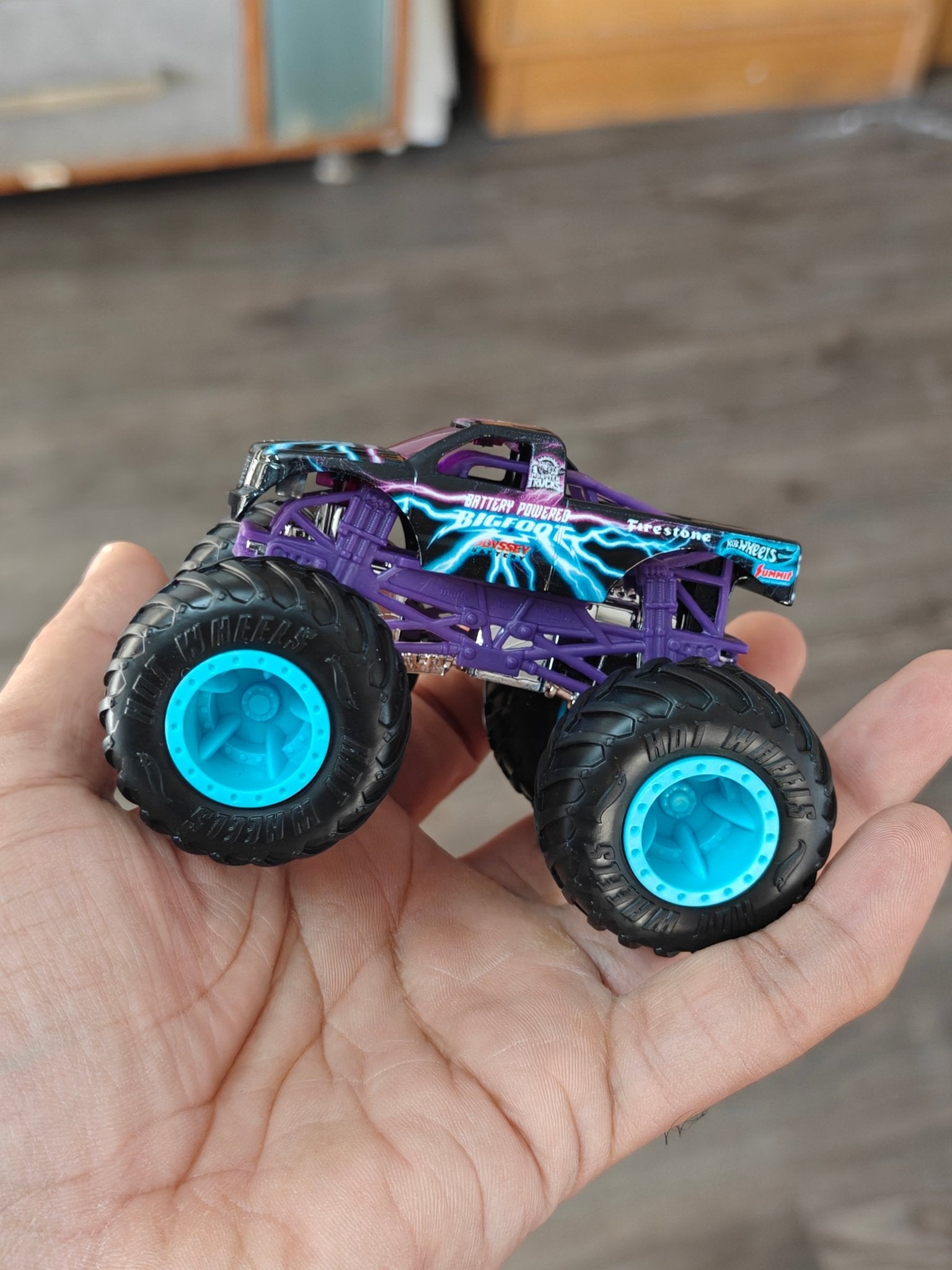 Hot Wheels BIGFOOT Monster Truck - Black (Uncarded - New) - Kinder Logs