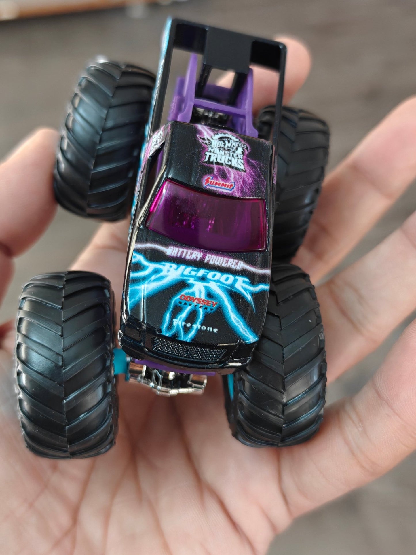 Hot Wheels BIGFOOT Monster Truck - Black (Uncarded - New) - Kinder Logs