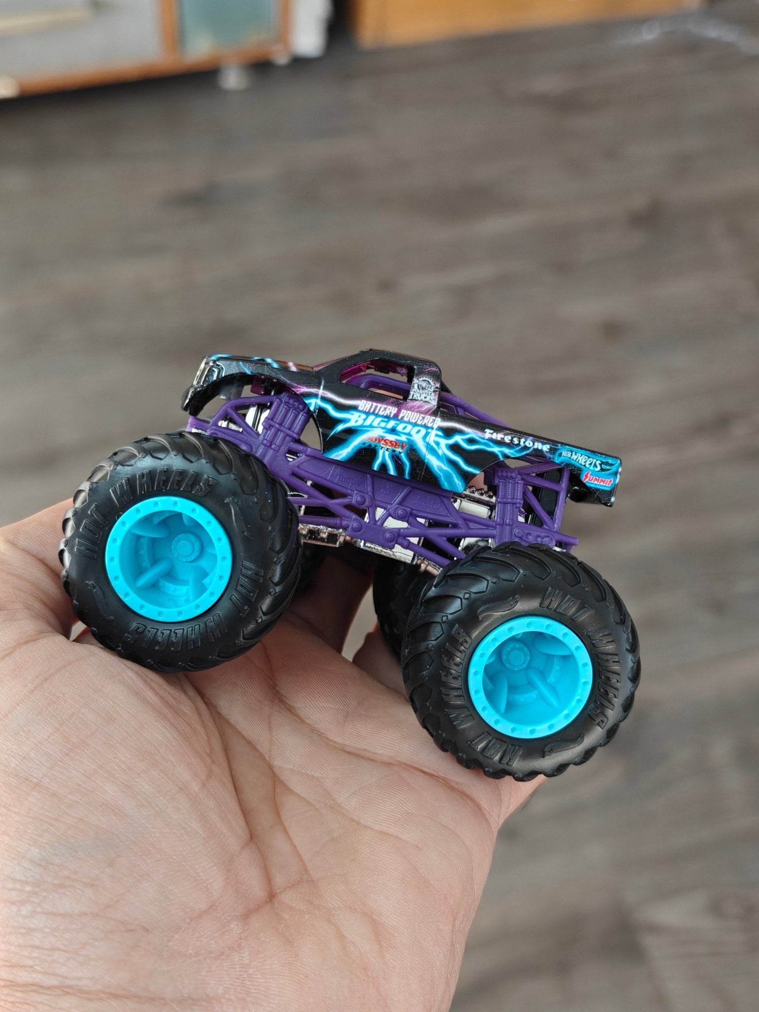 Hot Wheels BIGFOOT Monster Truck - Black (Uncarded - New) - Kinder Logs