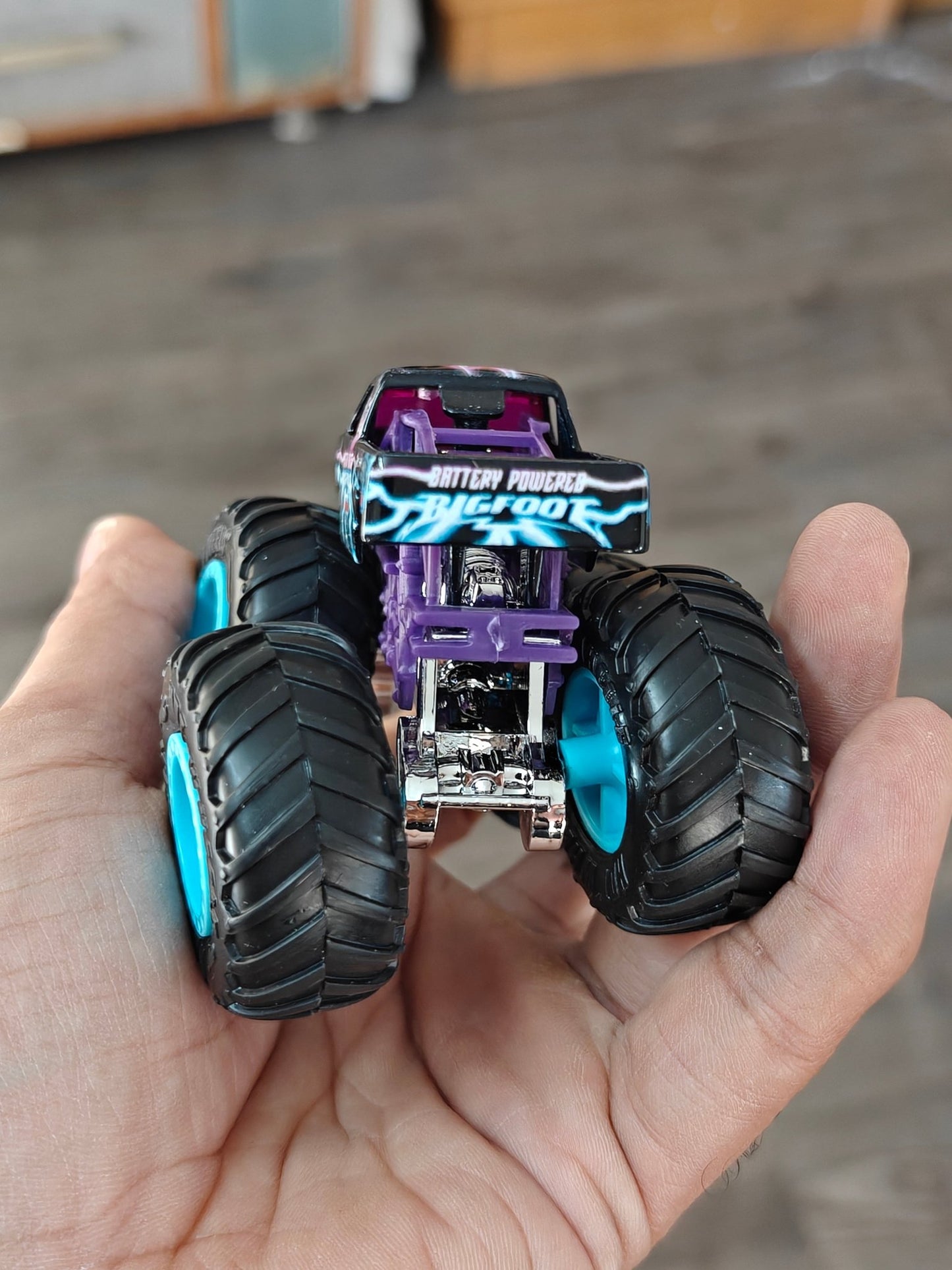 Hot Wheels BIGFOOT Monster Truck - Black (Uncarded - New) - Kinder Logs