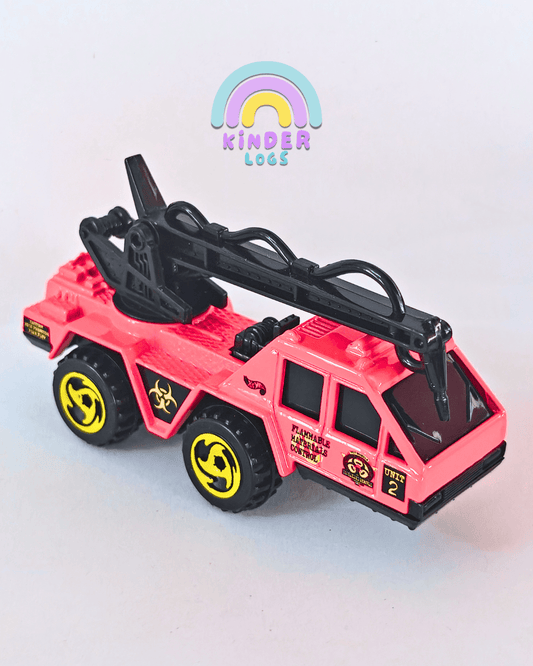 Hot Wheels Biohazard Series Flame Stopper Truck (Uncarded - New) - Kinder Logs