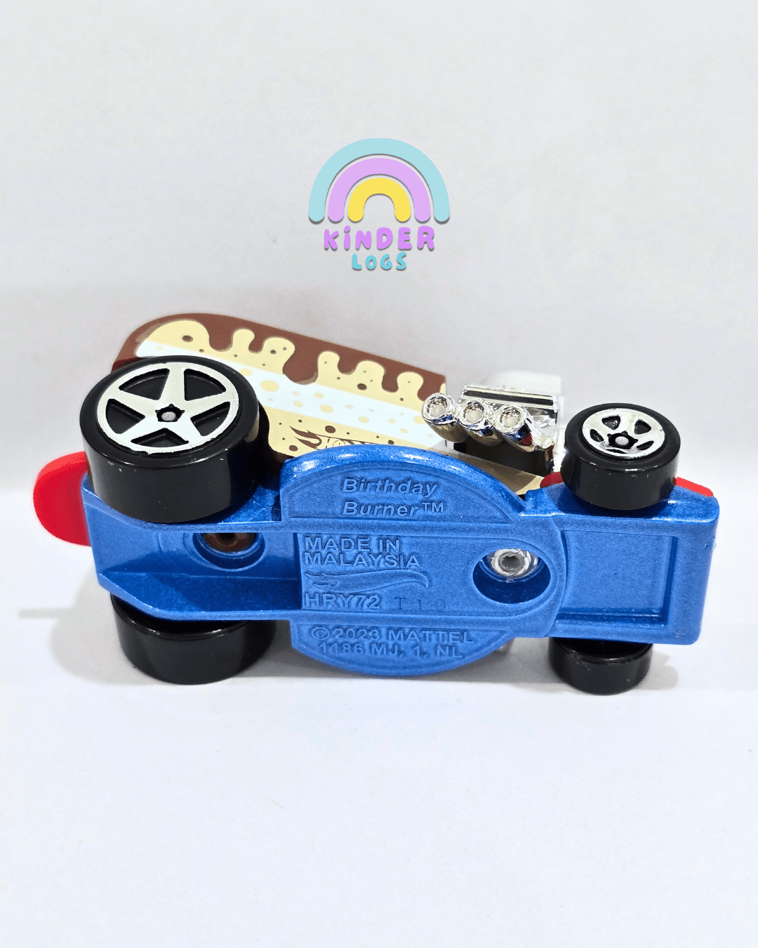 Hot Wheels Birthday Burner - Birthday Cake Car (Uncarded) - Kinder Logs