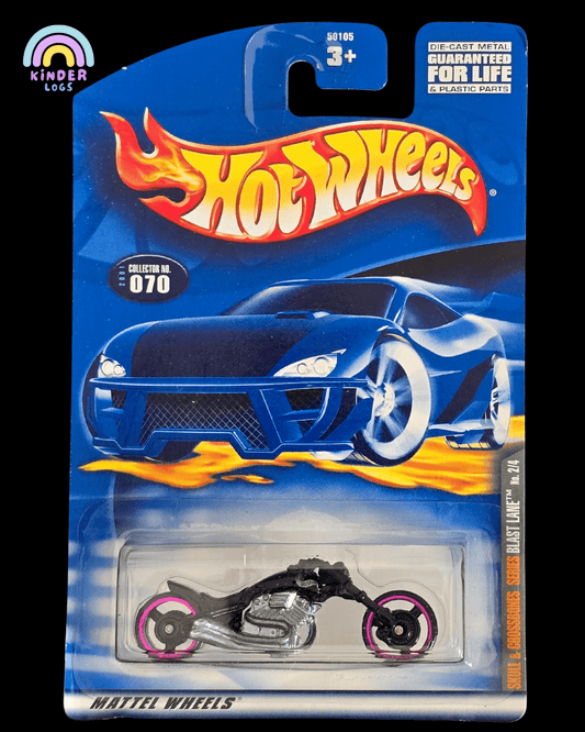 Hot Wheels Blast Lane - Skull & Crossbones Series - Collector No. 070 - Kinder Logs