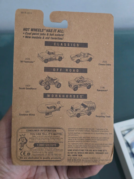Hot Wheels Blimp Goodyear Limited Edition - Kinder Logs