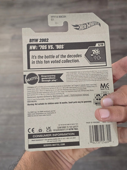 Hot Wheels BMW 2002 - ZAMAC 005 (2025) - Kinder Logs