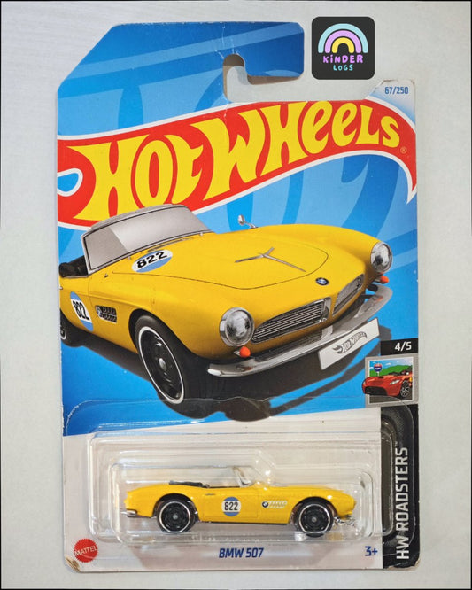 Hot Wheels BMW 507 (Exclusive Yellow Color) - Kinder Logs