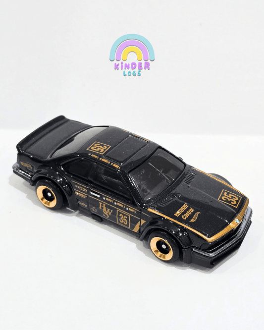 Hot Wheels BMW 635 CSi - Black (Uncarded) - Kinder Logs