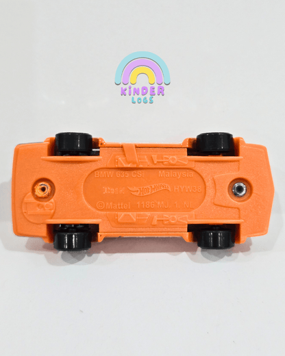 Hot Wheels BMW 635 CSi - Orange (Uncarded - New) - Kinder Logs