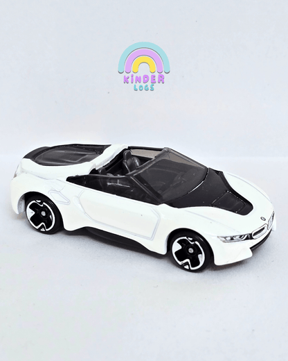 Hot Wheels BMW i8 Roadster - Hybrid Speed (Uncarded - New) - Kinder Logs