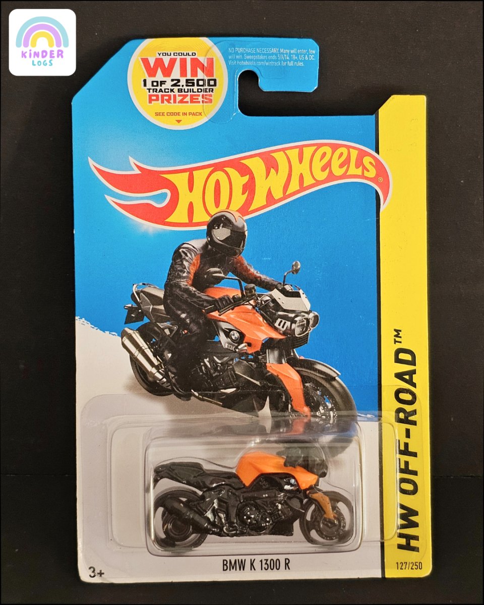 Hot Wheels BMW K1300R - Exclusive Orange Color - Kinder Logs