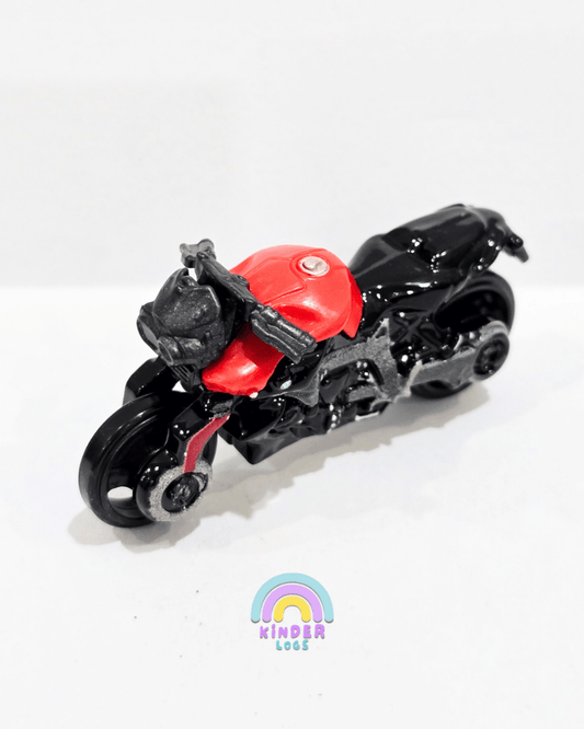 Hot Wheels BMW K1300R - Red (Uncarded) - Kinder Logs