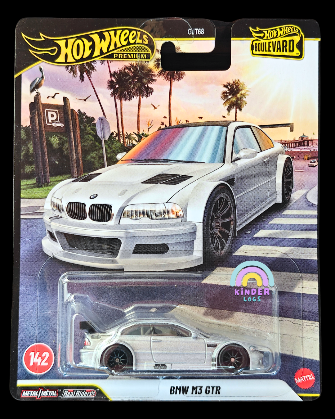Hot Wheels BMW M3 GTR - Boulevard 142 (Imported) - Kinder Logs