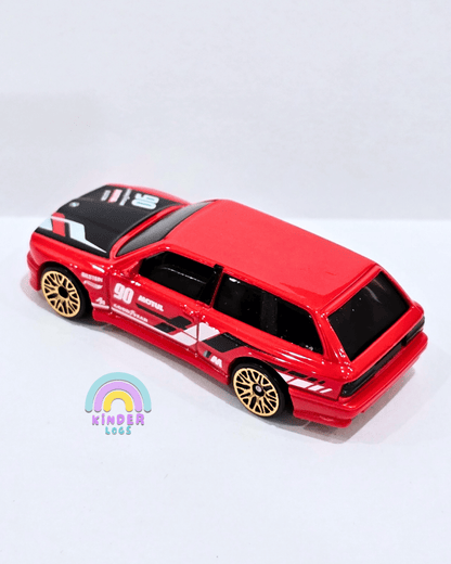 Hot Wheels BMW M3 Wagon - Red (Uncarded) - Kinder Logs