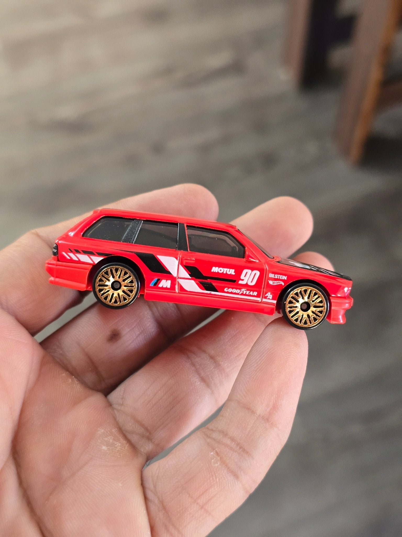 Hot Wheels BMW M3 Wagon - Red (Uncarded - New) - Kinder Logs