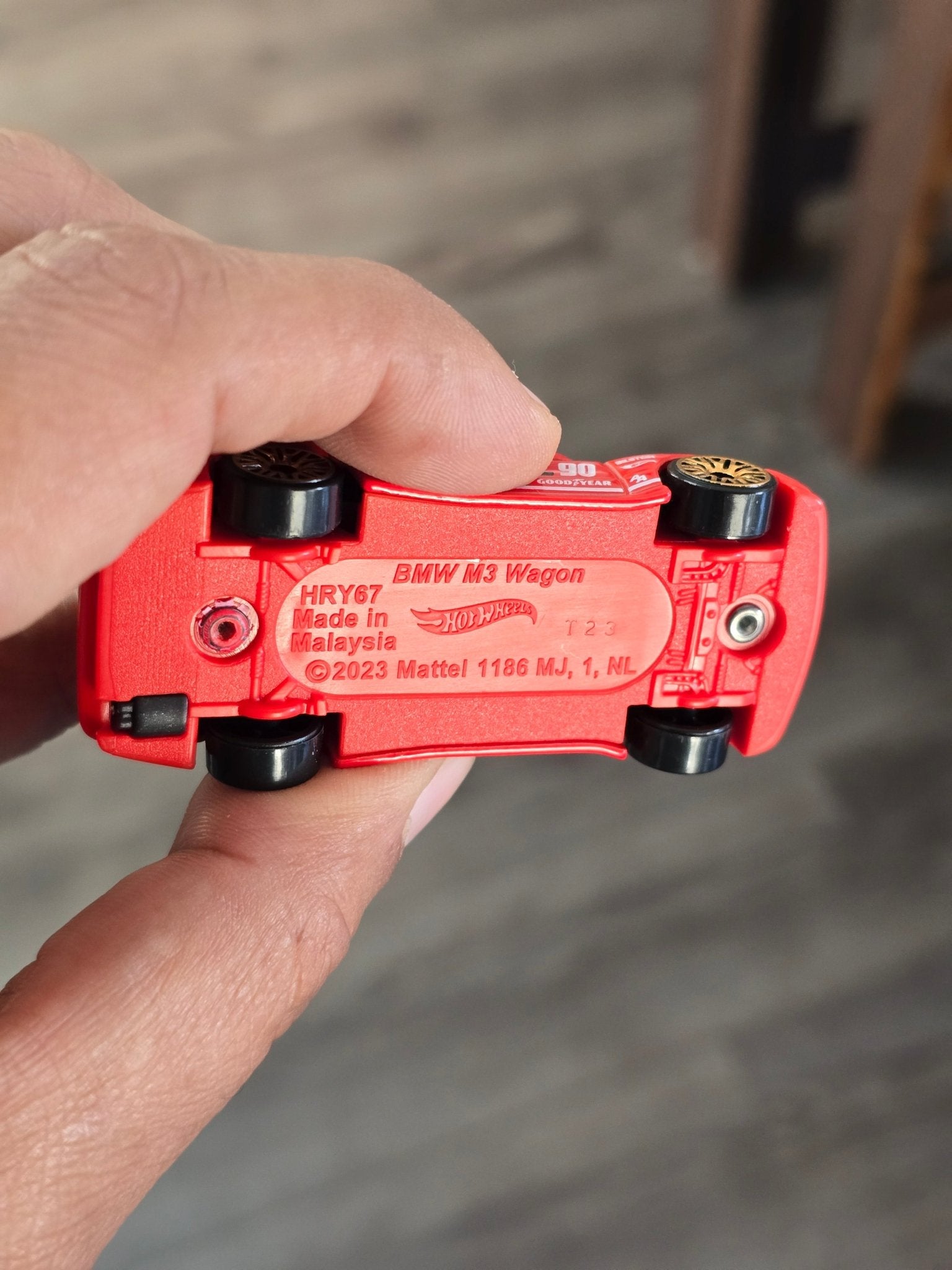 Hot Wheels BMW M3 Wagon - Red (Uncarded - New) - Kinder Logs