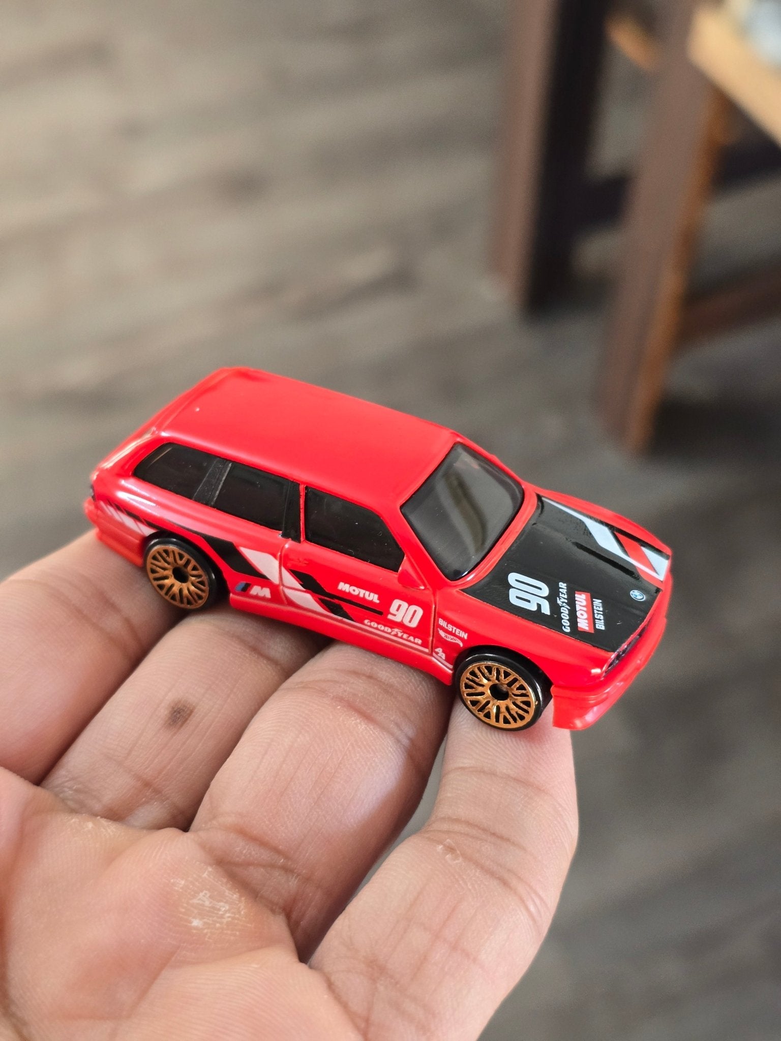 Hot Wheels BMW M3 Wagon - Red (Uncarded - New) - Kinder Logs