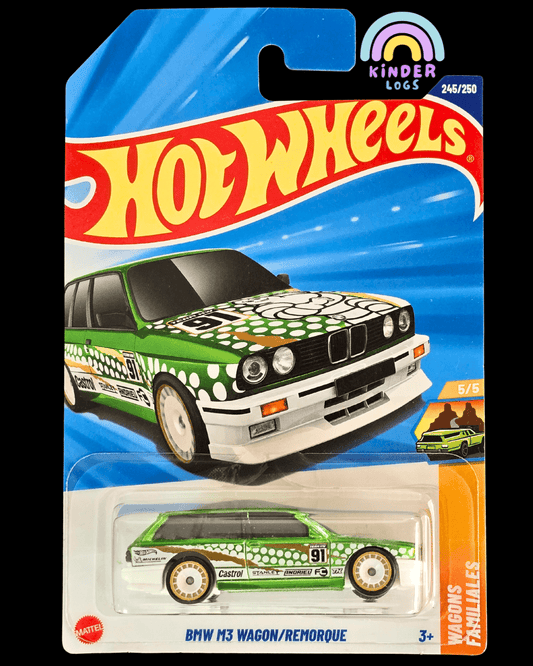 Hot Wheels BMW M3 Wagon Super Treasure Hunt (STH) - Kinder Logs