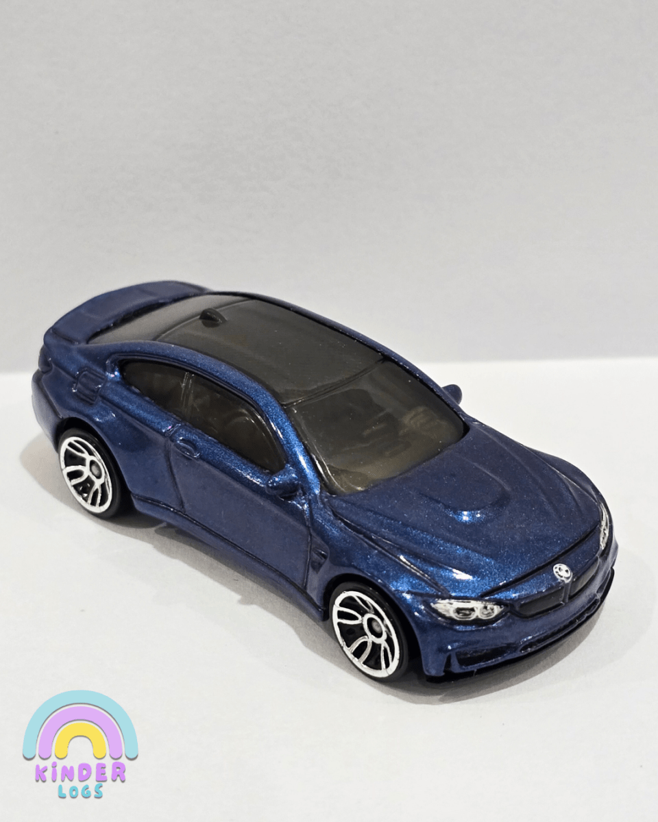 Hot Wheels BMW M4 - Blue (Uncarded) - Kinder Logs