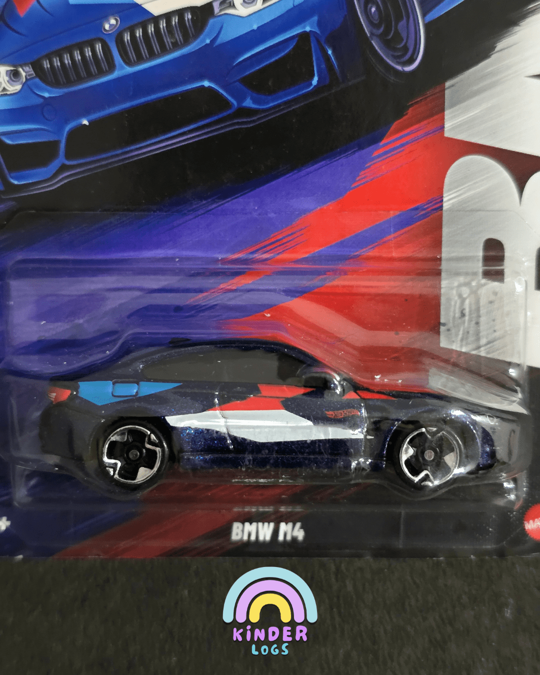 Hot Wheels BMW M4 - Silver Series (Imported) - Kinder Logs