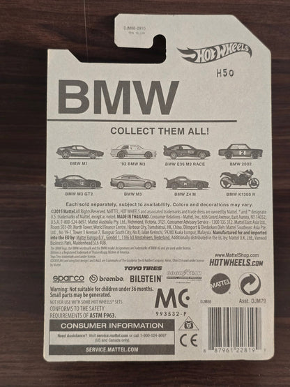 Hot Wheels BMW Z4 M - Grey (2015 Imported Card) - Kinder Logs