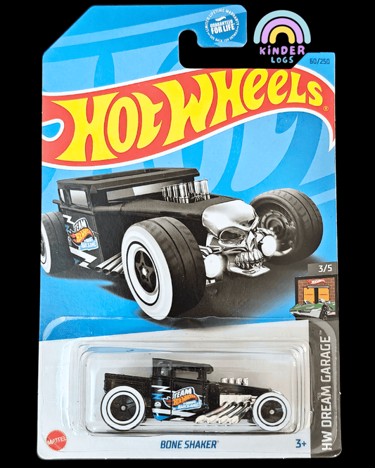 Hot Wheels Bone Shaker - Black (Imported) - Kinder Logs