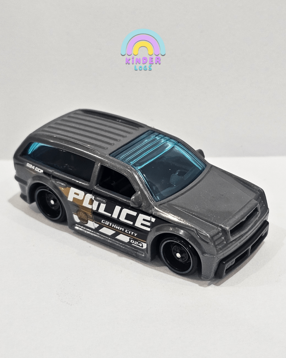 Hot Wheels Boom Box Police Car (Uncarded) - Kinder Logs