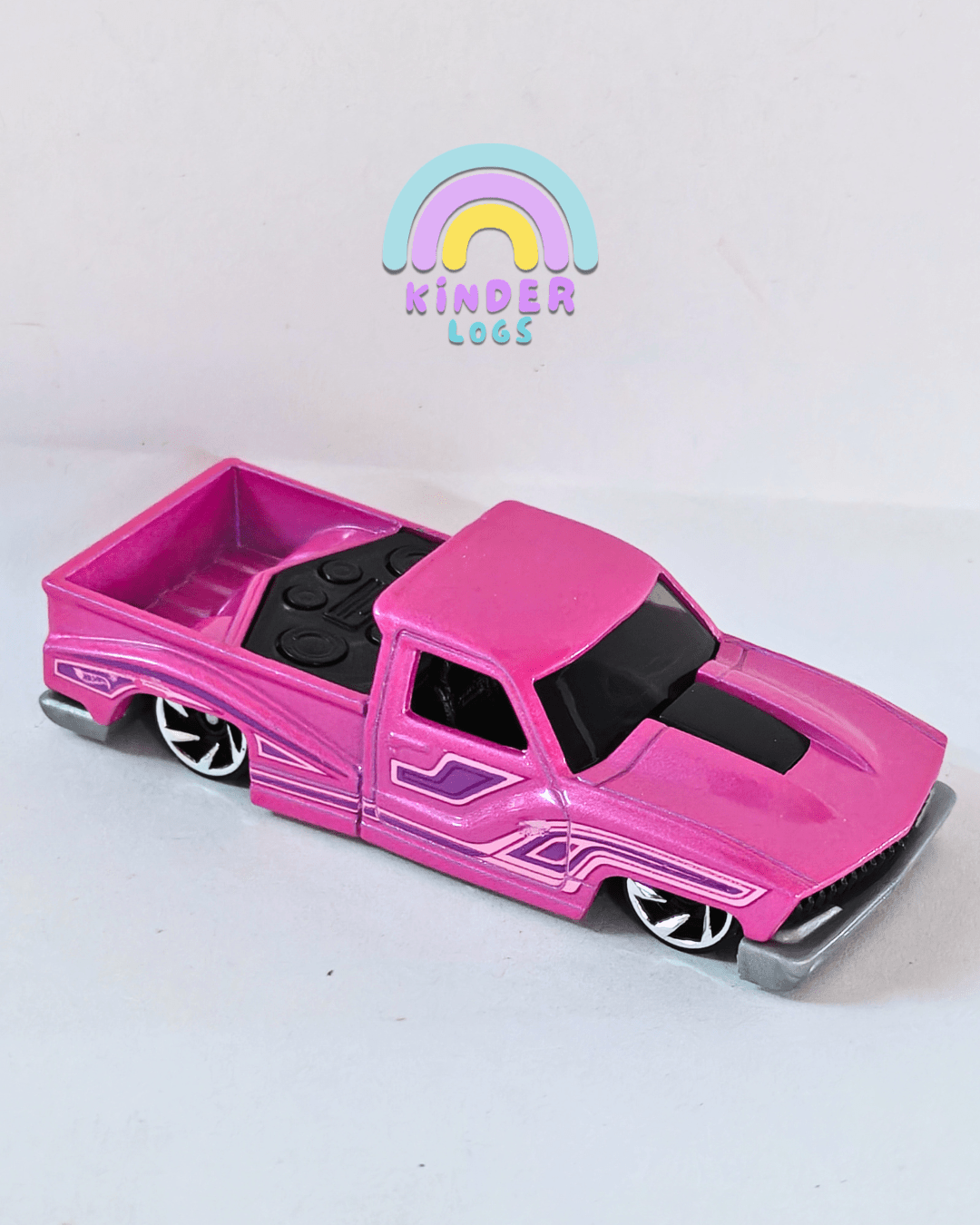 Hot Wheels Bounce 'n Bass - Pink (Uncarded - New) - Kinder Logs