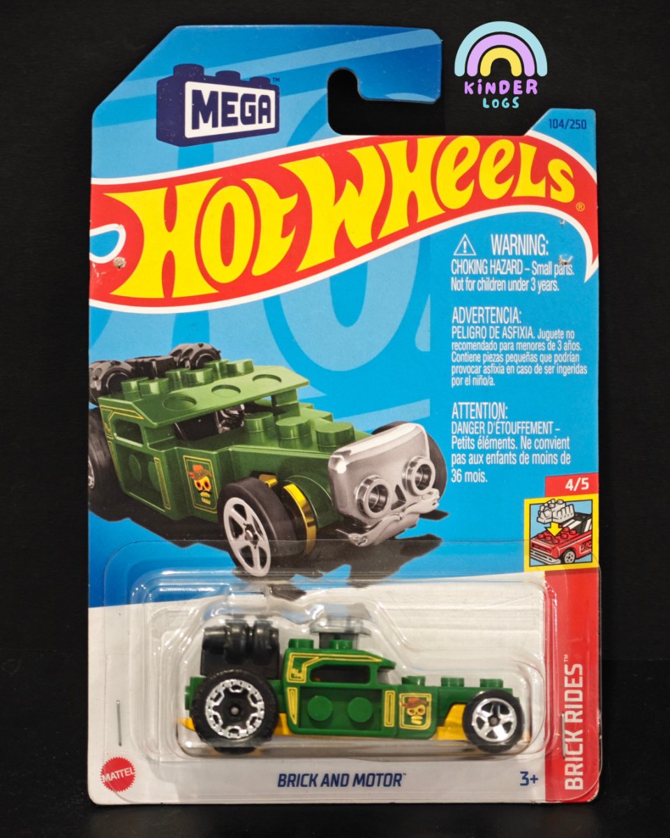 Hot Wheels Brick And Motor | Brick Rides - Buy At Kinder Logs