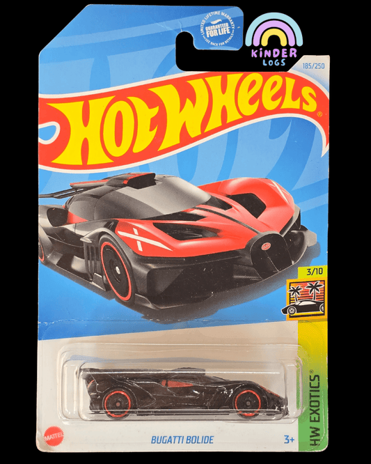 Hot Wheels Bugatti Bolide - Red (Imported) - Kinder Logs