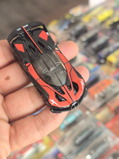 Hot Wheels Bugatti Bolide - Red (Uncarded) - Kinder Logs