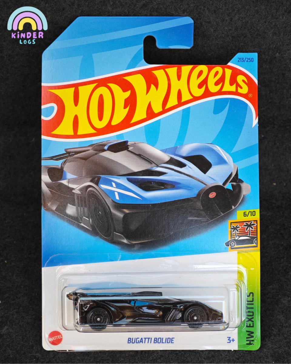 Hot Wheels Bugatti Bolide Supercar (Very Rare) - Kinder Logs