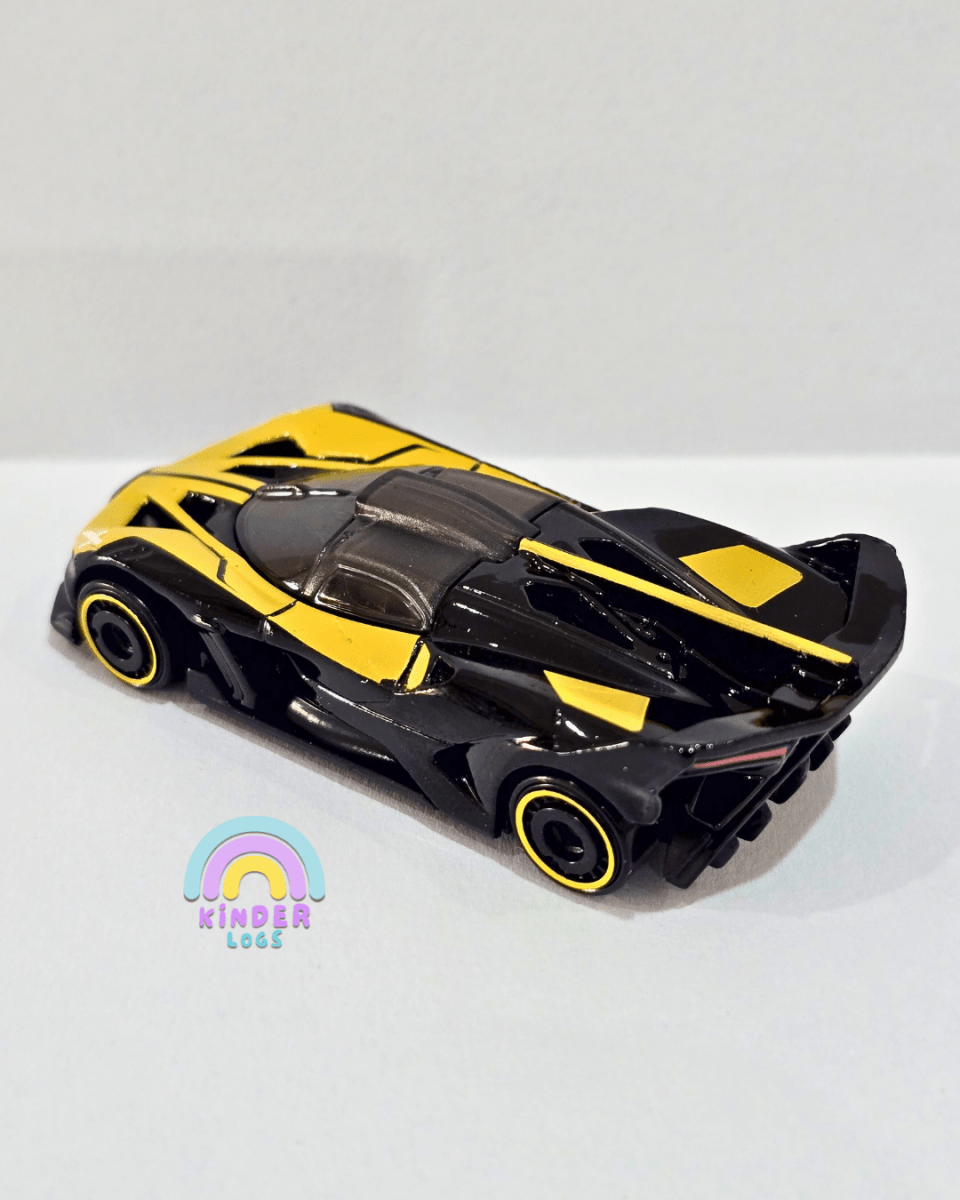 Hot Wheels Bugatti Bolide - Yellow (Uncarded) - Kinder Logs