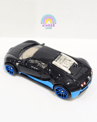 Hot Wheels Bugatti Veyron Transformers - Black (Uncarded) - Kinder Logs