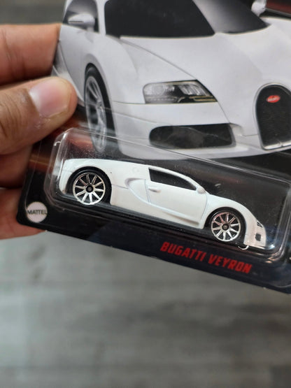 Hot Wheels Bugatti Veyron - White - Fast & Furious 7 (Imported) - Kinder Logs