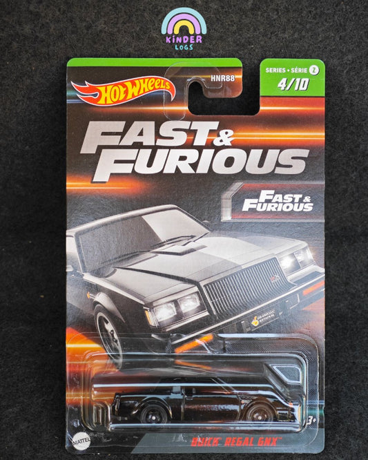 Hot Wheels Buick Regal GNX | Fast And Furious - Kinder Logs