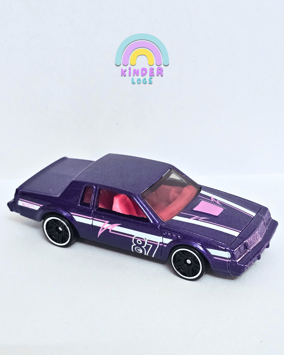 Hot Wheels Buick Regal GNX - Purple (Uncarded - New) - Kinder Logs