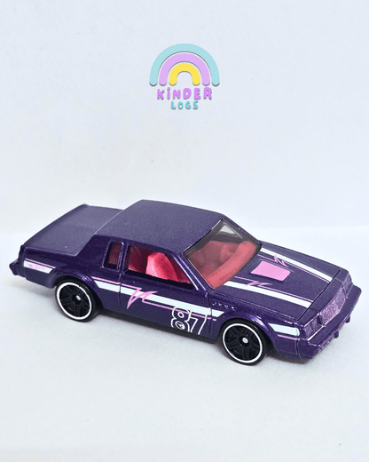 Hot Wheels Buick Regal GNX - Purple (Uncarded - New) - Kinder Logs