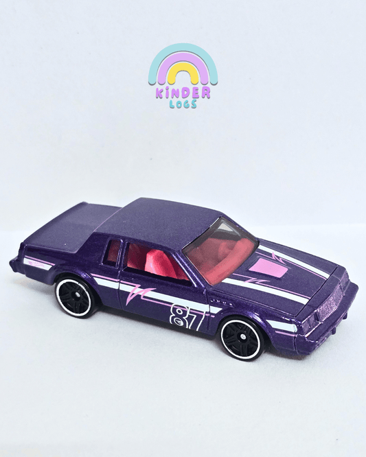 Hot Wheels Buick Regal GNX - Purple (Uncarded - New) - Kinder Logs