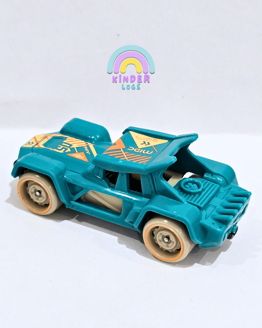 Hot Wheels Bull Whip - Teal (Uncarded - New) - Kinder Logs