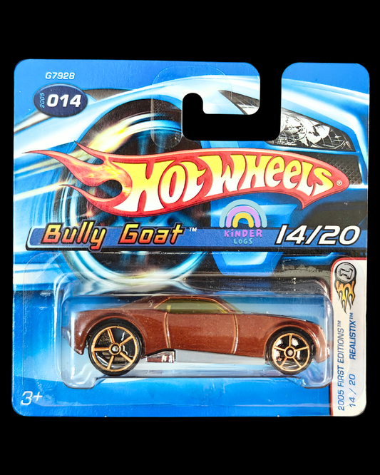 Hot Wheels Bully Goat - 2005 First Editions (Short Card - Imported) - Kinder Logs