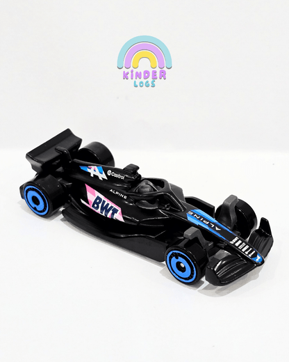Hot Wheels BWT Alpine F1 Team Car (Uncarded) - Kinder Logs